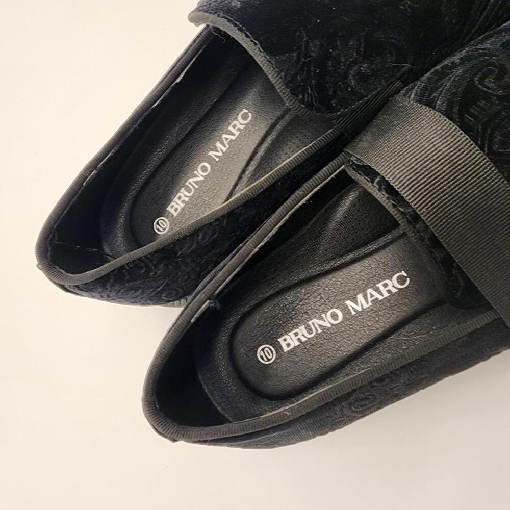 New Bruno Marc Men's Dress Tuxedo Shoe Slip-on Classic velvet Loafers 10 - Picture 7 of 7